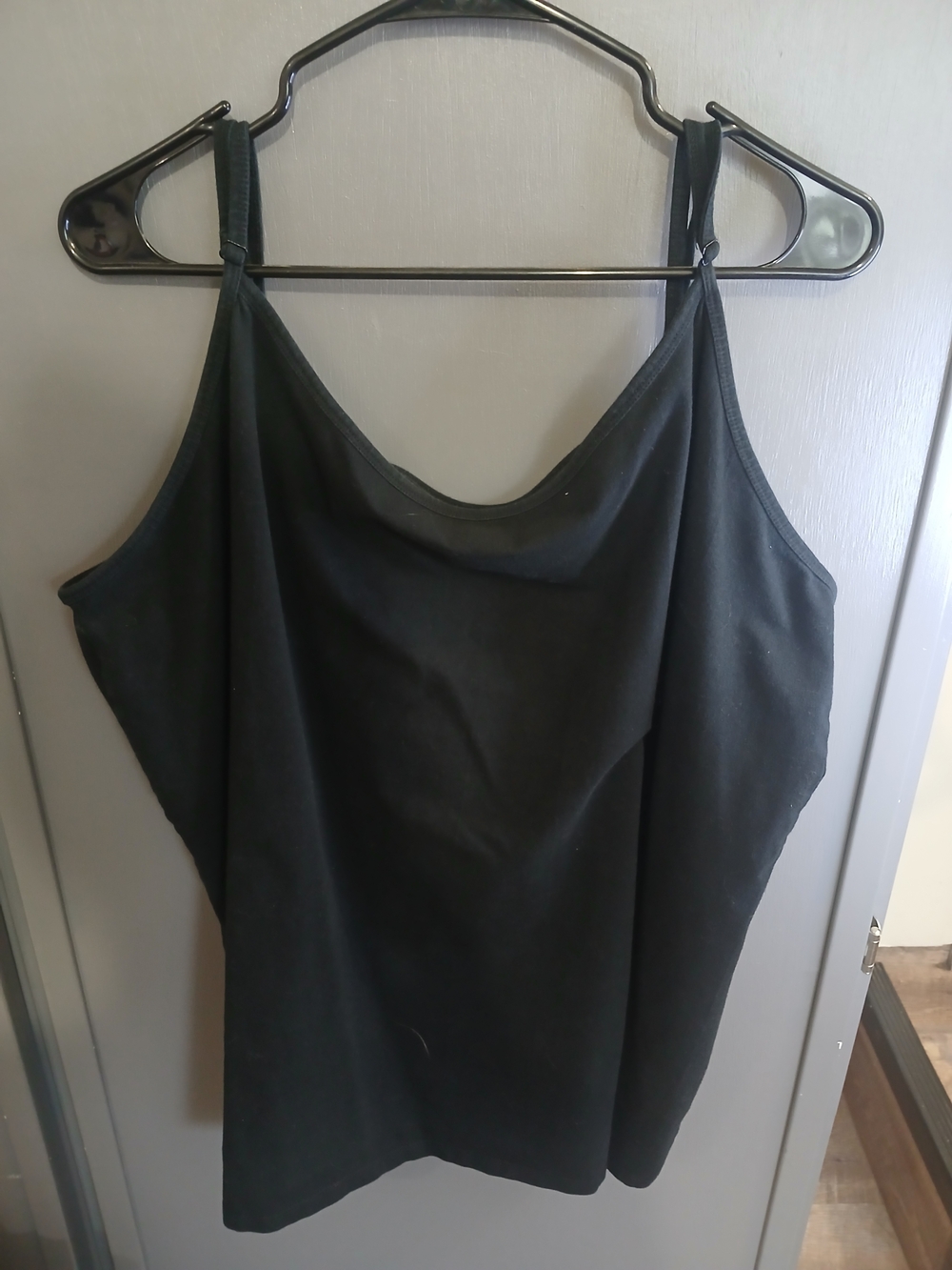 Black Women's Draped Cami Top - Classic Women's Top Foxy Cami